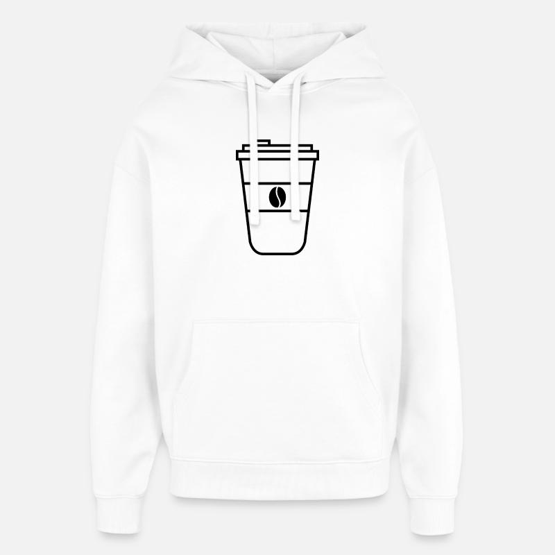 Tasse de café - Sweat à capuche unisexe Stanley/Stella Oversized - blanc