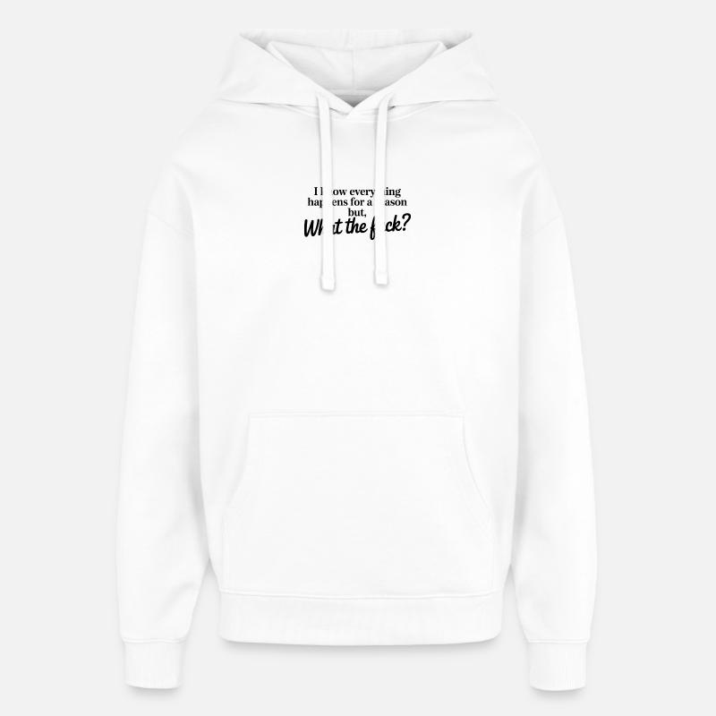Mystérieux Ciel Nocturne Conception Céleste - Sweat à capuche unisexe Stanley/Stella Oversized - blanc