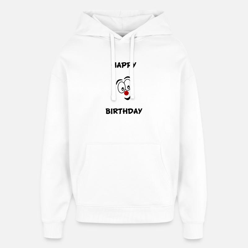 HUMOUR. CITATION. MESSAGE. RETRAITE. ANNIVERSAIRE. - Sweat à capuche unisexe Stanley/Stella Oversized - blanc