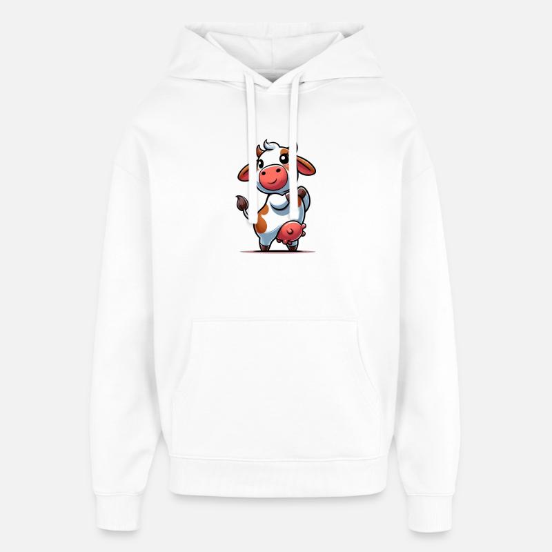 Ko - Stanley/Stella Oversized Huvtröja Unisex - vit