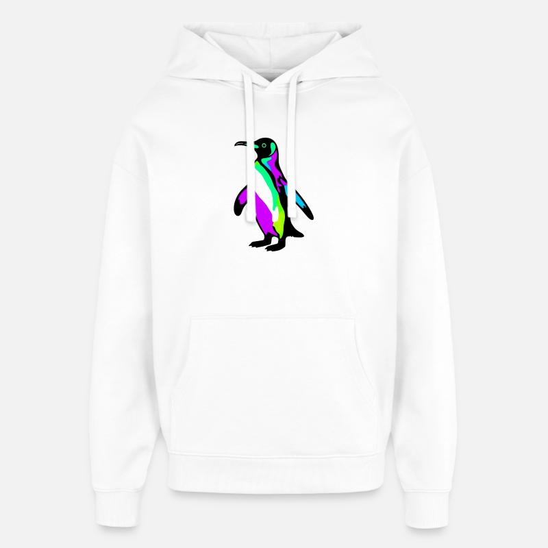 Pingouin - Sweat à capuche unisexe Stanley/Stella Oversized - blanc