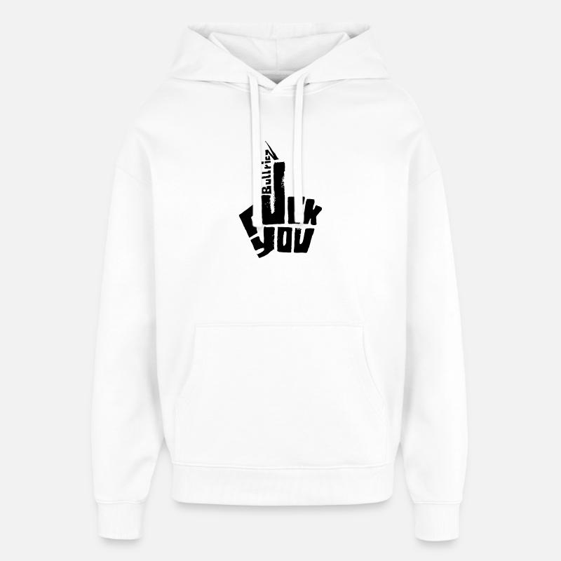 FaggYa - Sweat à capuche unisexe Stanley/Stella Oversized - blanc