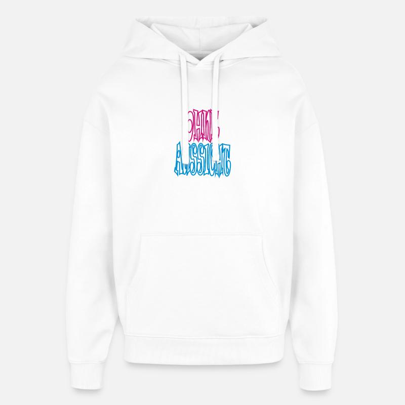 Sans vue - Sweat à capuche unisexe Stanley/Stella Oversized - blanc