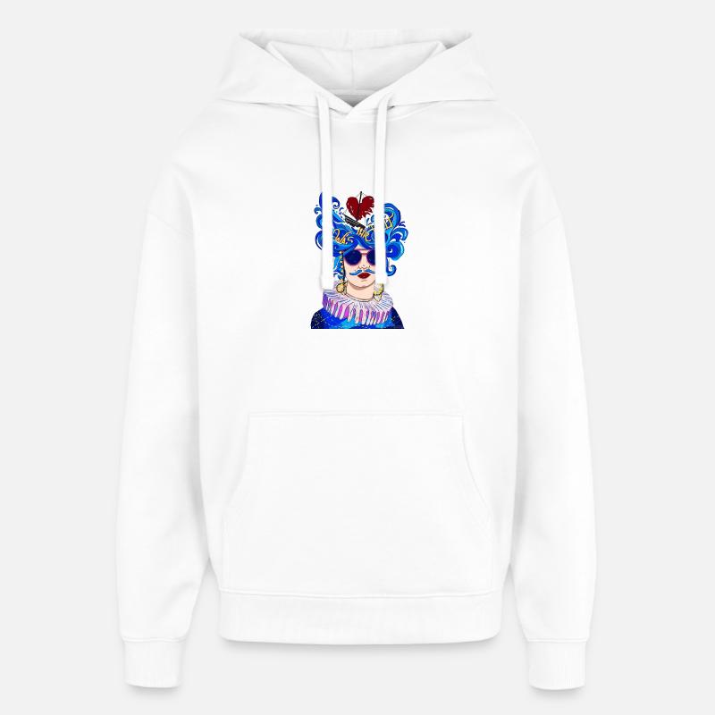 Ce que tu veux - Sweat à capuche unisexe Stanley/Stella Oversized - blanc