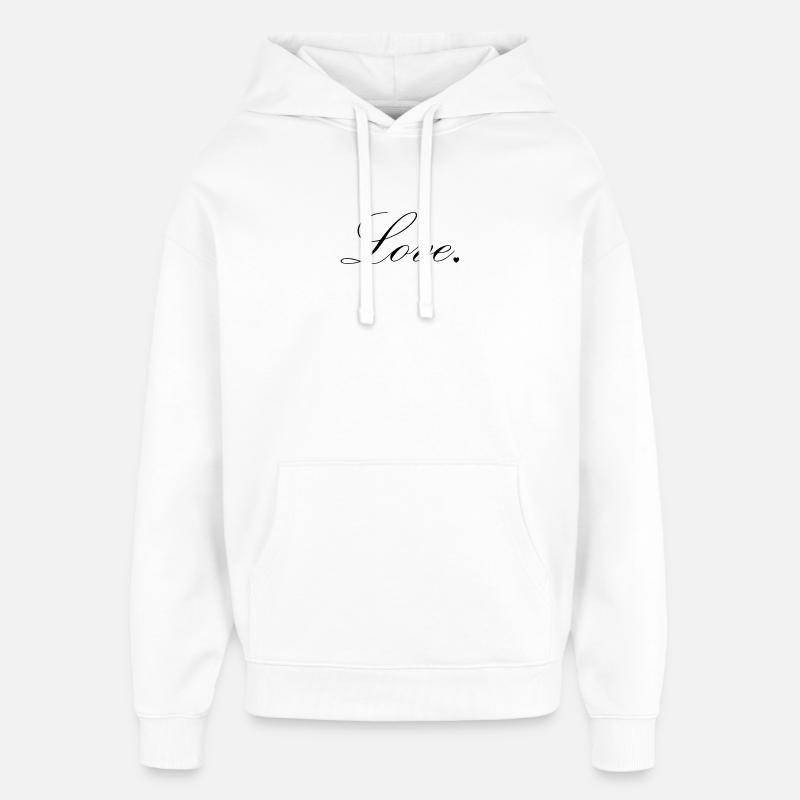 Design d’amour esthétique - Sweat à capuche unisexe Stanley/Stella Oversized - blanc