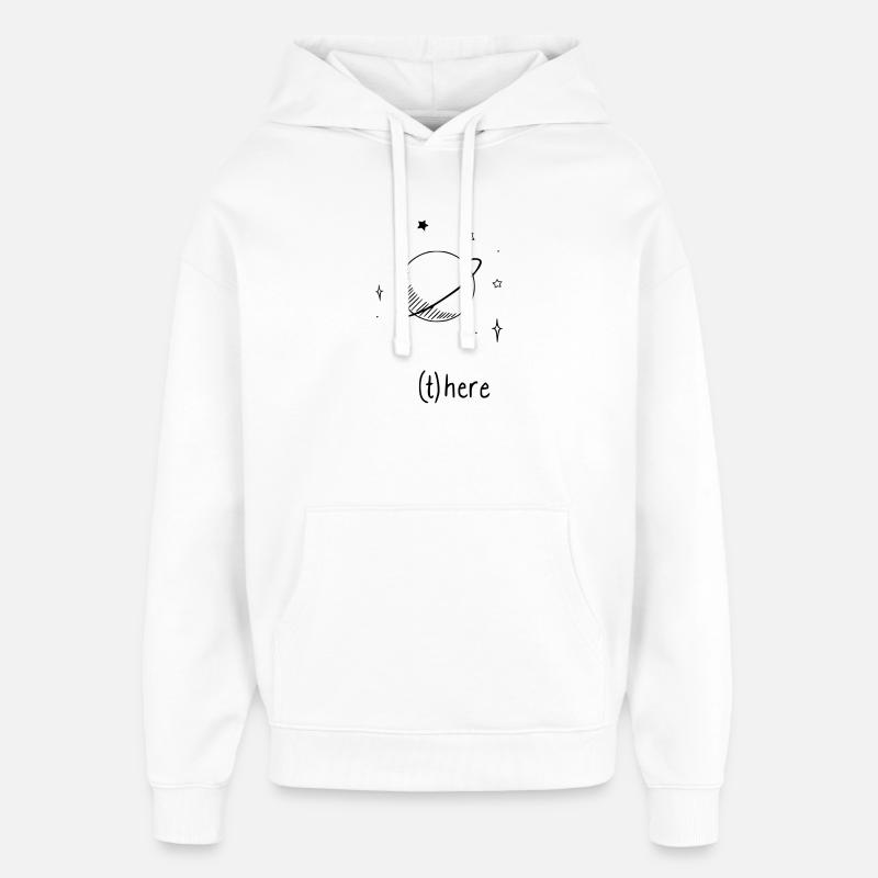 Univers - Sweat à capuche unisexe Stanley/Stella Oversized - blanc