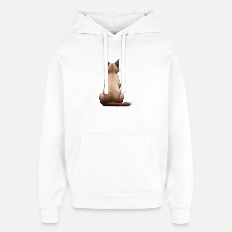 Tonkinois - Sweat à capuche unisexe Stanley/Stella Oversized - blanc
