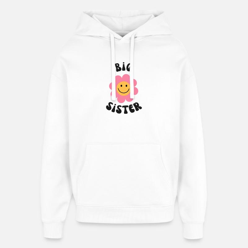 Grande Sœur - Sweat à capuche unisexe Stanley/Stella Oversized - blanc