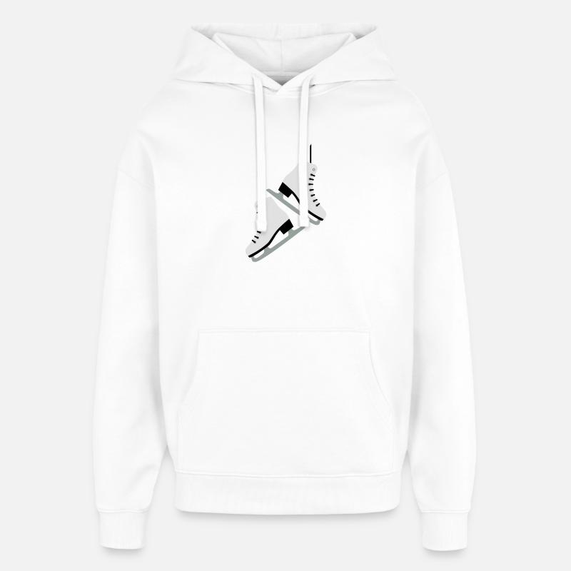 Patinage artistique patins à glace - Sweat à capuche unisexe Stanley/Stella Oversized - blanc