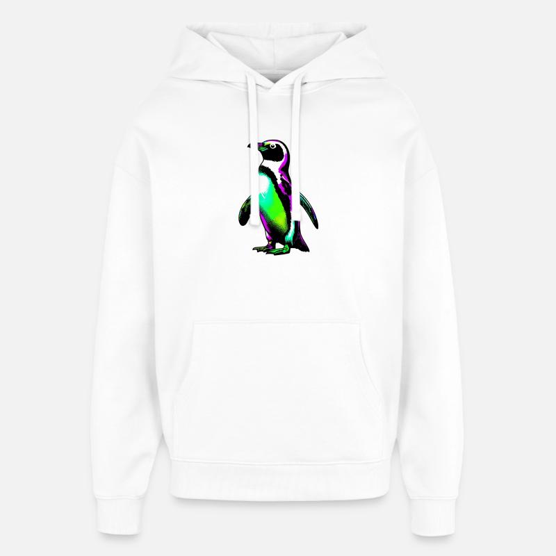Pingouin - Sweat à capuche unisexe Stanley/Stella Oversized - blanc