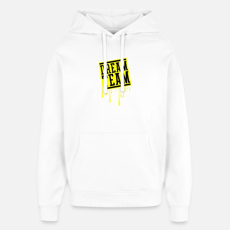 Équipe de rêve - Sweat à capuche unisexe Stanley/Stella Oversized - blanc