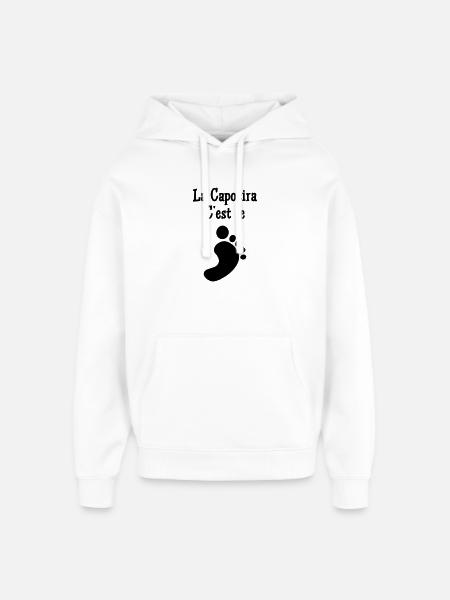 Capoeira ist der Fuß - Oversized Unisex Hoodie von Stanley/Stella - Weiß