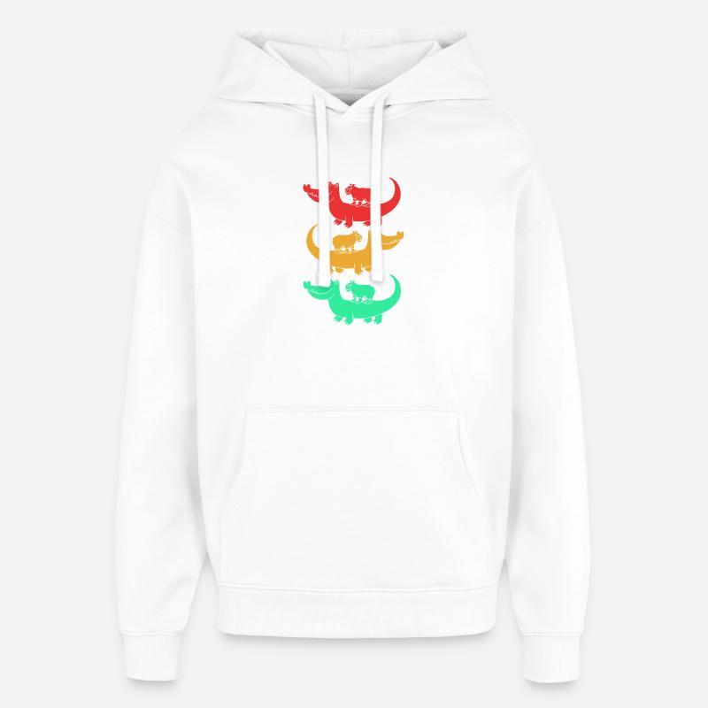 Capibara Capybara - Sweat à capuche unisexe Stanley/Stella Oversized - blanc