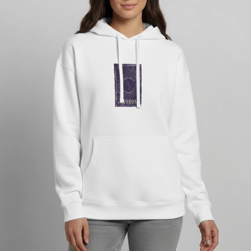 Taurus Constellation Orbit Design Oversized Unisex Hoodie by Stanley/Stella