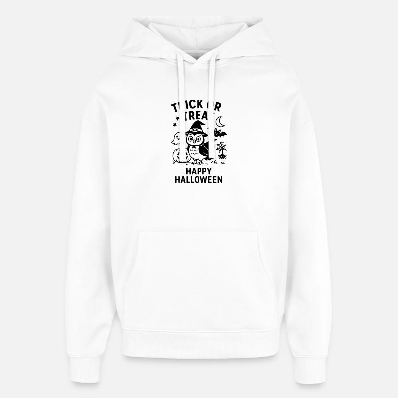 tromper - Sweat à capuche unisexe Stanley/Stella Oversized - blanc