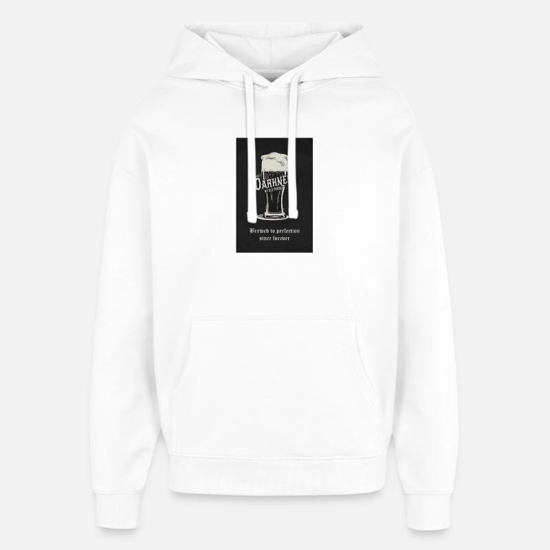 Hello Darkness - Infusé à la perfection - Sweat à capuche unisexe Stanley/Stella Oversized - blanc