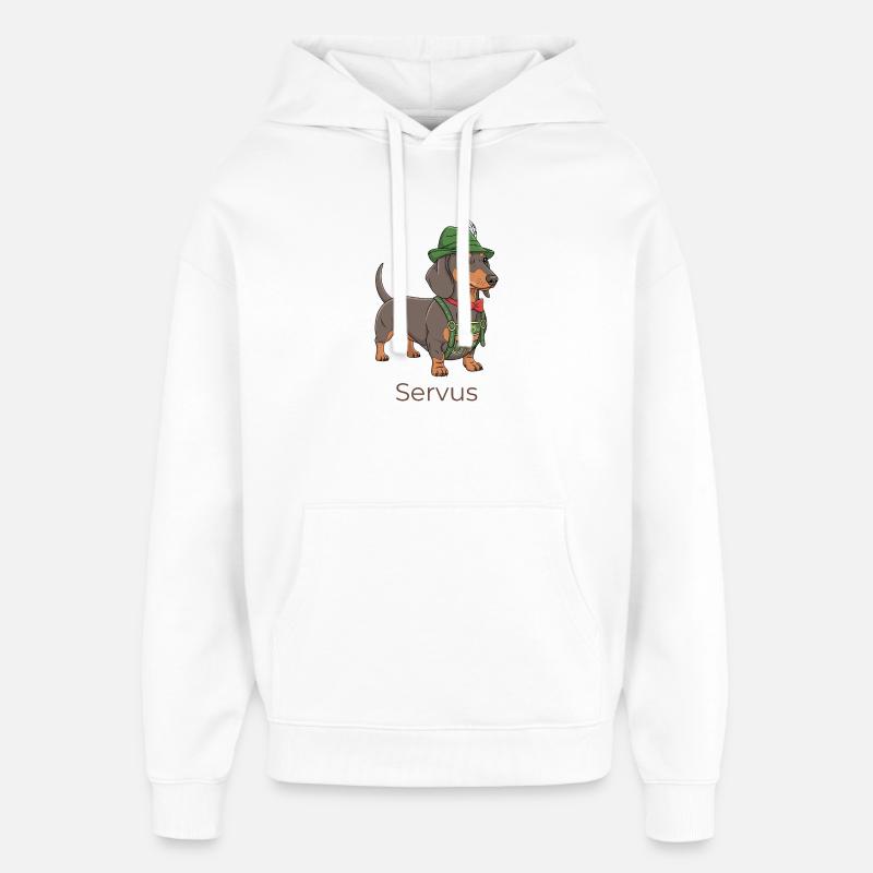 Servus, petit charmeur ! - Sweat à capuche unisexe Stanley/Stella Oversized - blanc