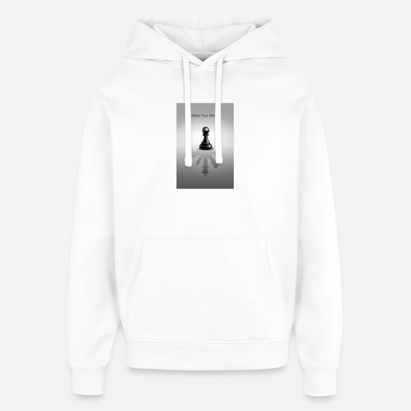 Make Your Move Minimal Mindset Design - Oversized Unisex Hoodie von Stanley/Stella - Weiß