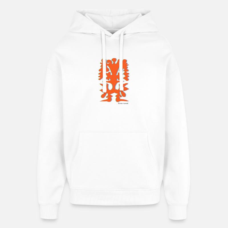 Proyecto_nuevo_-3- - Sweat à capuche unisexe Stanley/Stella Oversized - blanc