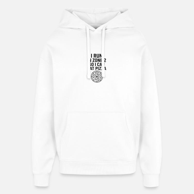 Zone 2 - Transparent MB85 - Sweat à capuche unisexe Stanley/Stella Oversized - blanc