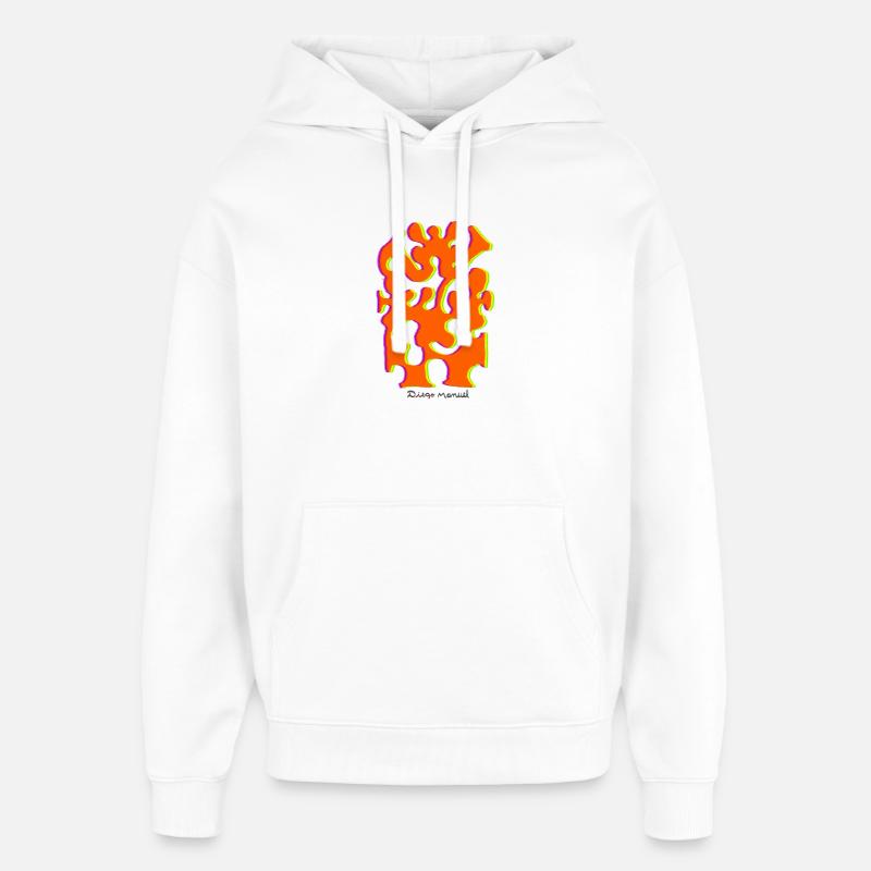 Proyecto_nuevo_-20- - Sweat à capuche unisexe Stanley/Stella Oversized - blanc
