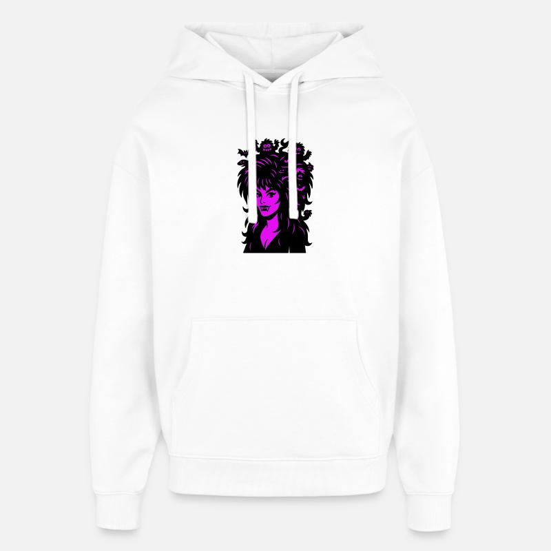 Dame vampire avec des super-cheveux ! - Sweat à capuche unisexe Stanley/Stella Oversized - blanc