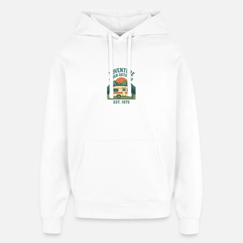 aventure - Sweat à capuche unisexe Stanley/Stella Oversized - blanc