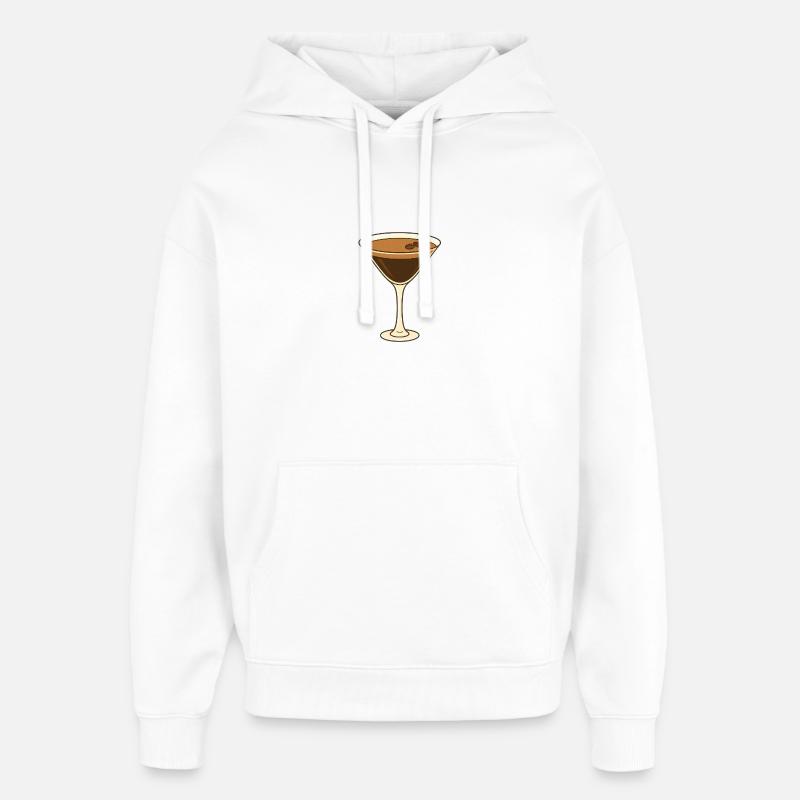 Espresso Martini - Sweat à capuche unisexe Stanley/Stella Oversized - blanc