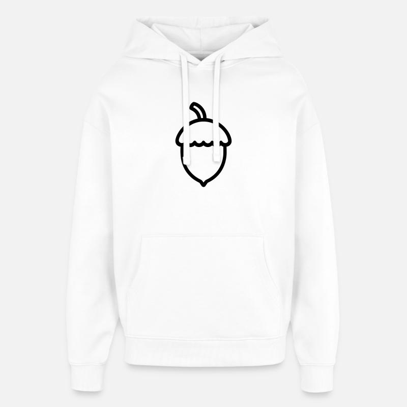 gland - Sweat à capuche unisexe Stanley/Stella Oversized - blanc