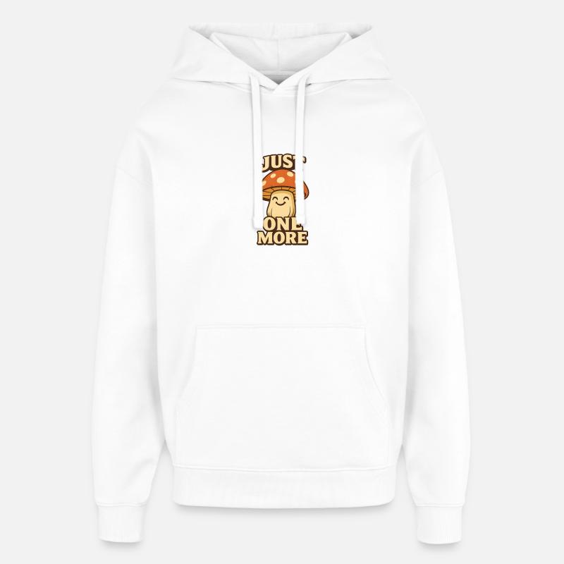 Juste un champignon de plus - Sweat à capuche unisexe Stanley/Stella Oversized - blanc