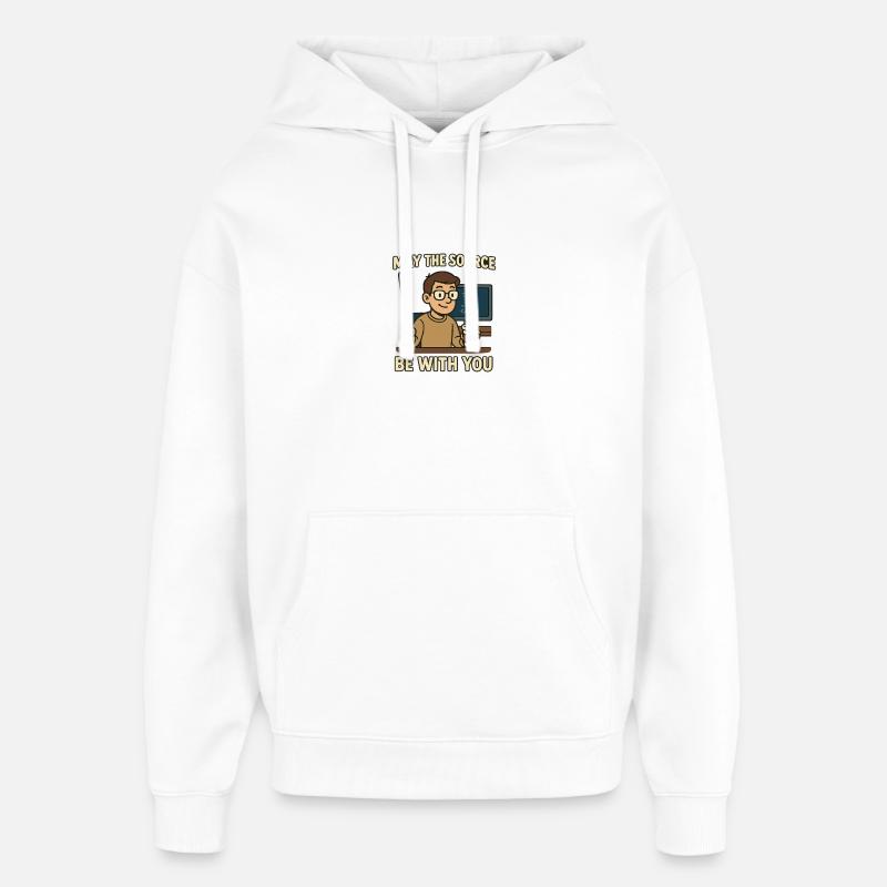 Que la Source soit avec vous - Sweat à capuche unisexe Stanley/Stella Oversized - blanc