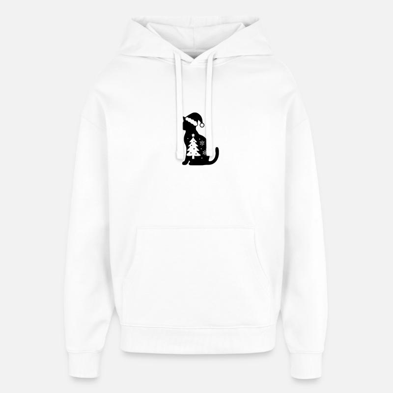 Chat - Sweat à capuche unisexe Stanley/Stella Oversized - blanc