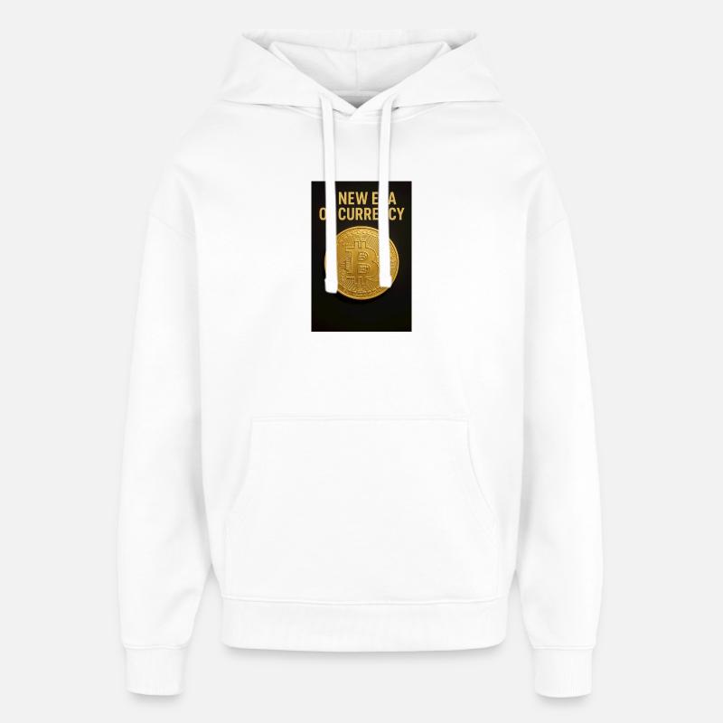 Nouvelle ère de la monnaie - Sweat à capuche unisexe Stanley/Stella Oversized - blanc