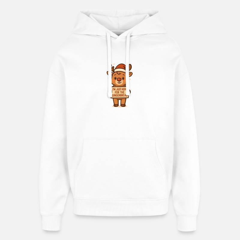 Lebkuchenmann Lebkuchen Lebkuchenmänner Geschenk - Oversized Unisex Hoodie von Stanley/Stella - Weiß