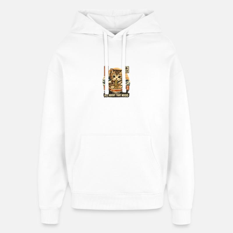 Ramen - Sweat à capuche unisexe Stanley/Stella Oversized - blanc