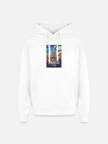 Prato, Italy. - Oversized Unisex Hoodie by Stanley/Stella - white