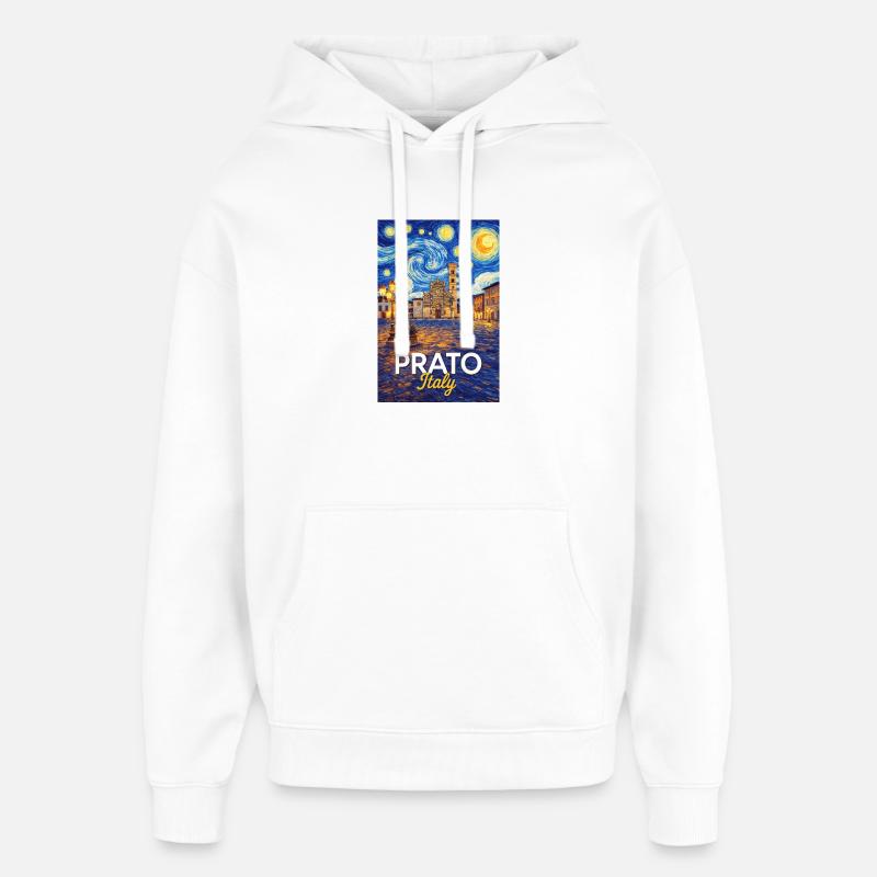 Prato, Italy. - Oversized Unisex Hoodie by Stanley/Stella - white