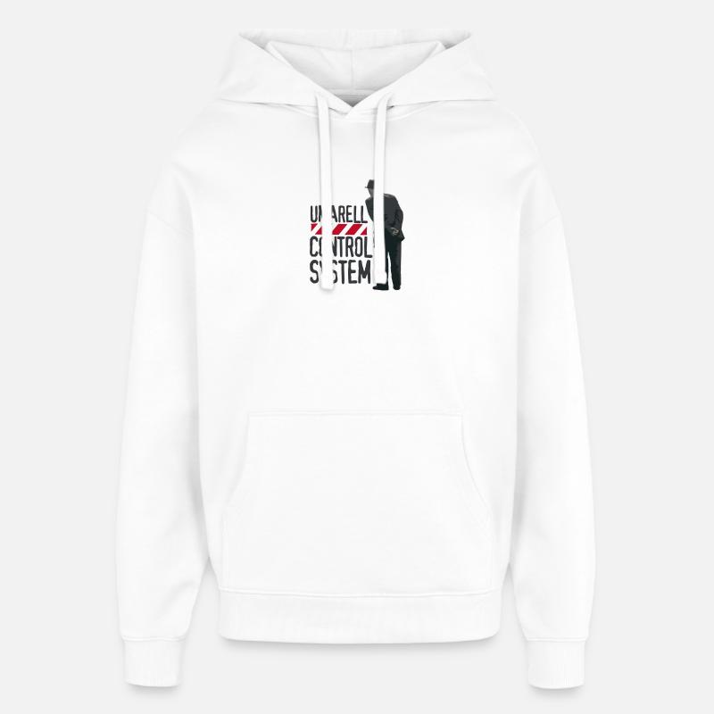 Umarell - Sweat à capuche unisexe Stanley/Stella Oversized - blanc