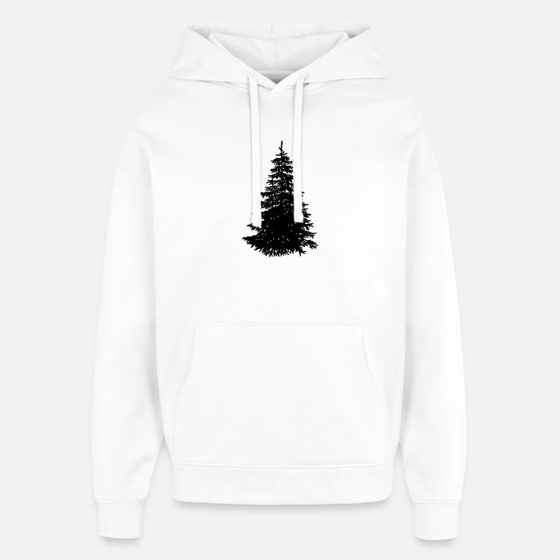 arbre de Noël - Sweat à capuche unisexe Stanley/Stella Oversized - blanc