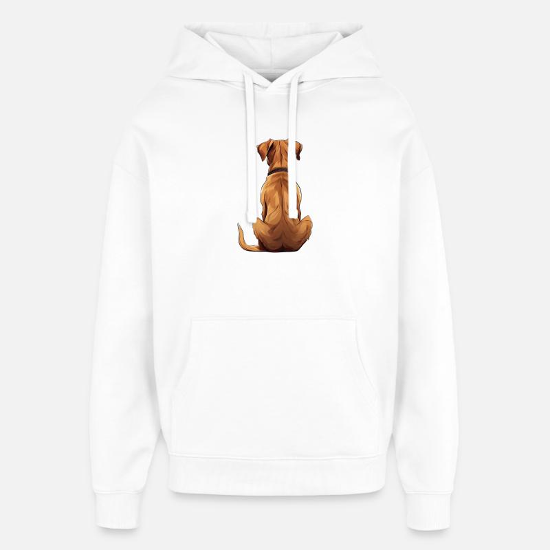 Rhodesian Ridgeback - Sweat à capuche unisexe Stanley/Stella Oversized - blanc
