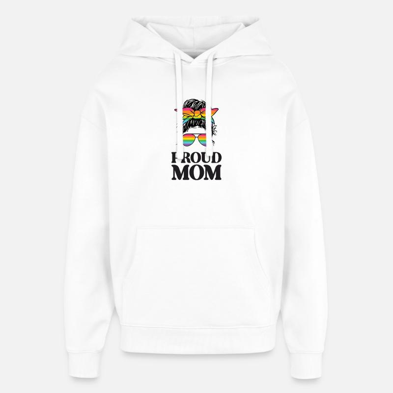 LGBT Pride Month - Stolze Mutter - Oversized Unisex Hoodie von Stanley/Stella - Weiß