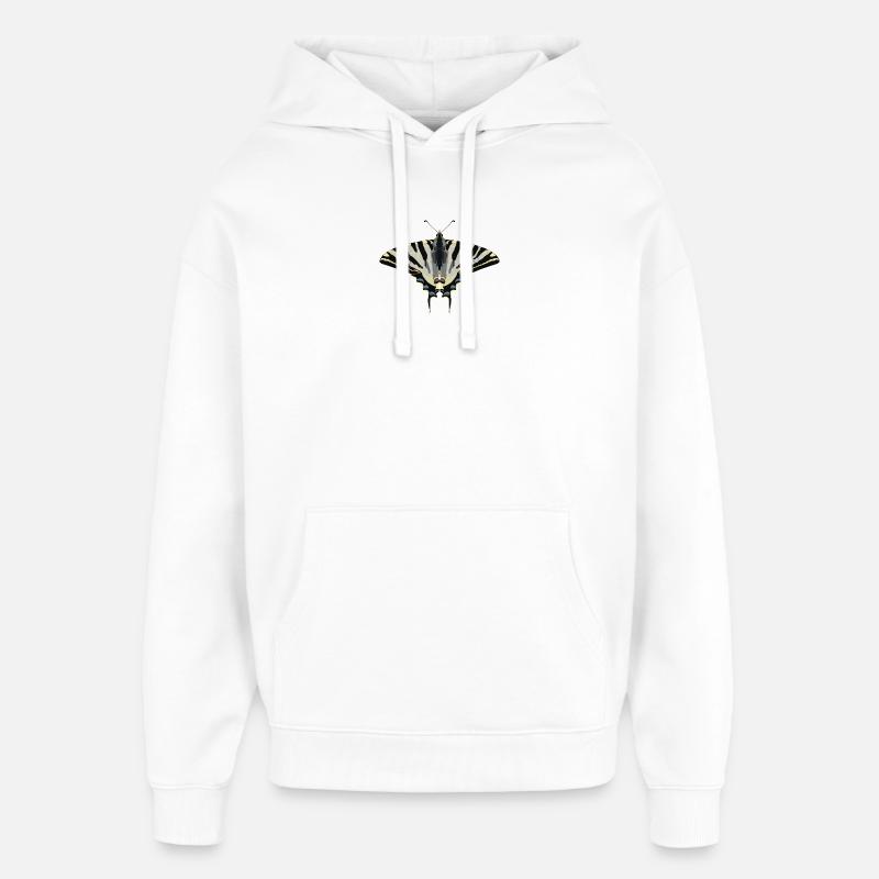 Papillons : Le Papillon Voile - Sweat à capuche unisexe Stanley/Stella Oversized - blanc