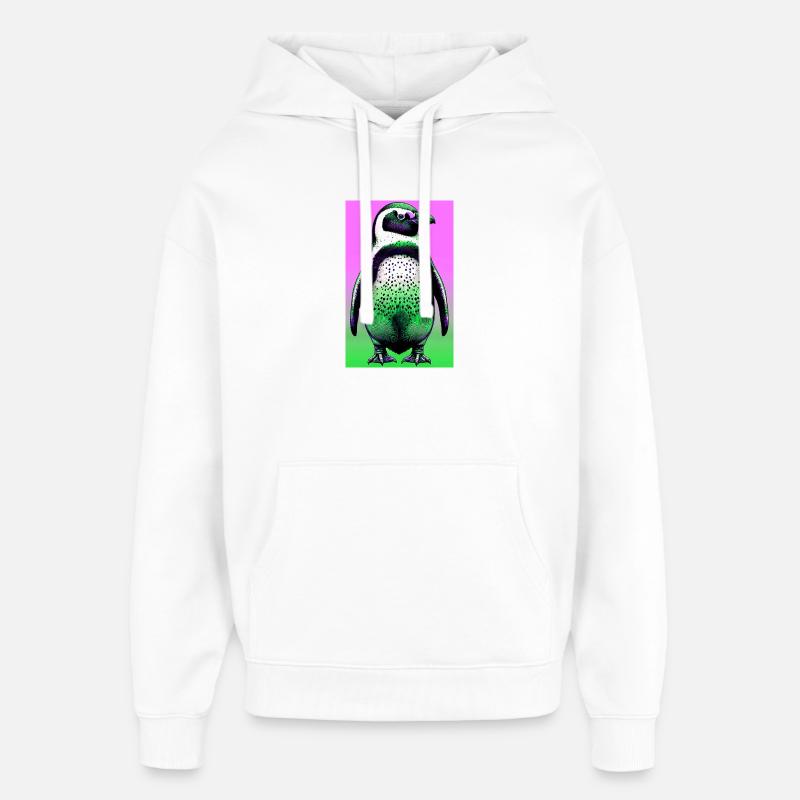 pingouin - Sweat à capuche unisexe Stanley/Stella Oversized - blanc
