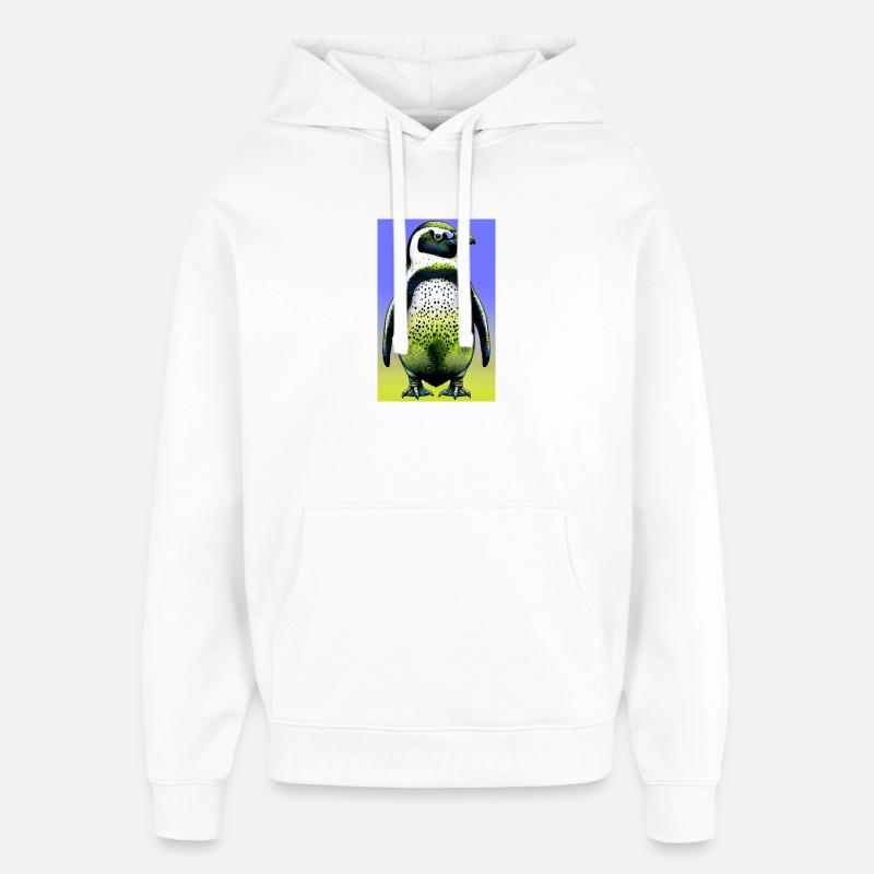 pingouin - Sweat à capuche unisexe Stanley/Stella Oversized - blanc