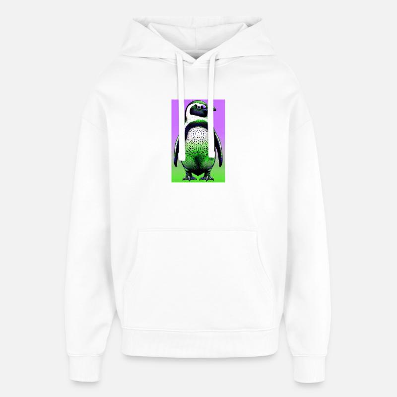 pingouin - Sweat à capuche unisexe Stanley/Stella Oversized - blanc