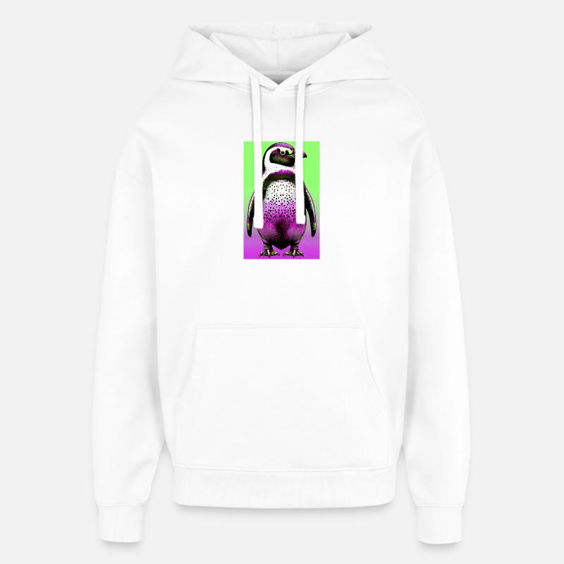 pingouin - Sweat à capuche unisexe Stanley/Stella Oversized - blanc