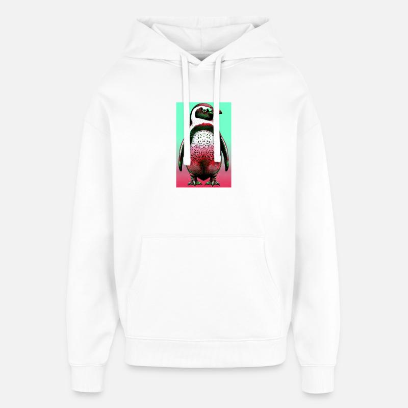 pingouin - Sweat à capuche unisexe Stanley/Stella Oversized - blanc