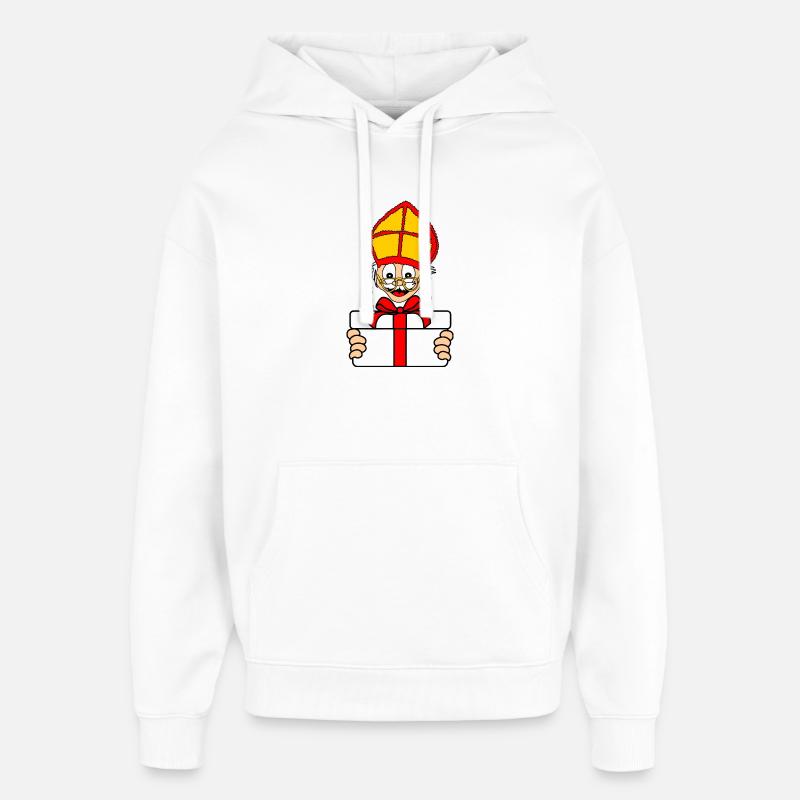 Sinterklaas Geschenk - Oversized Unisex Hoodie von Stanley/Stella - Weiß