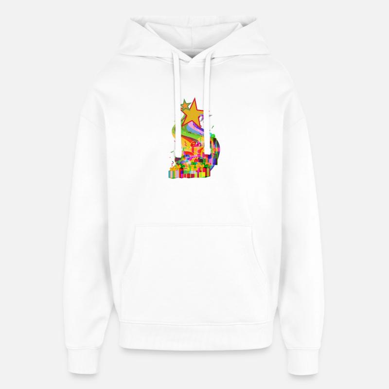 Weihnachtsgeschenke von den Sternen LGTB - Oversized Unisex Hoodie von Stanley/Stella - Weiß