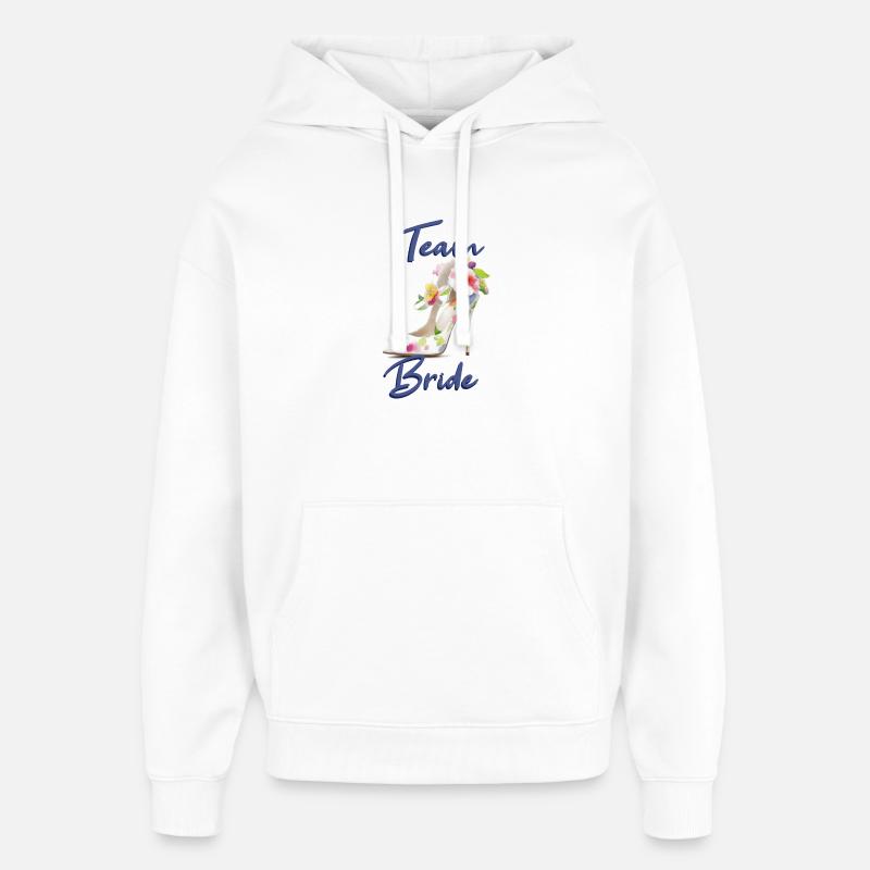 Épouse de l’équipe - Sweat à capuche unisexe Stanley/Stella Oversized - blanc